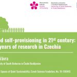 Food self-provisioning in 21st century: overview of 15 years of research in Czechia